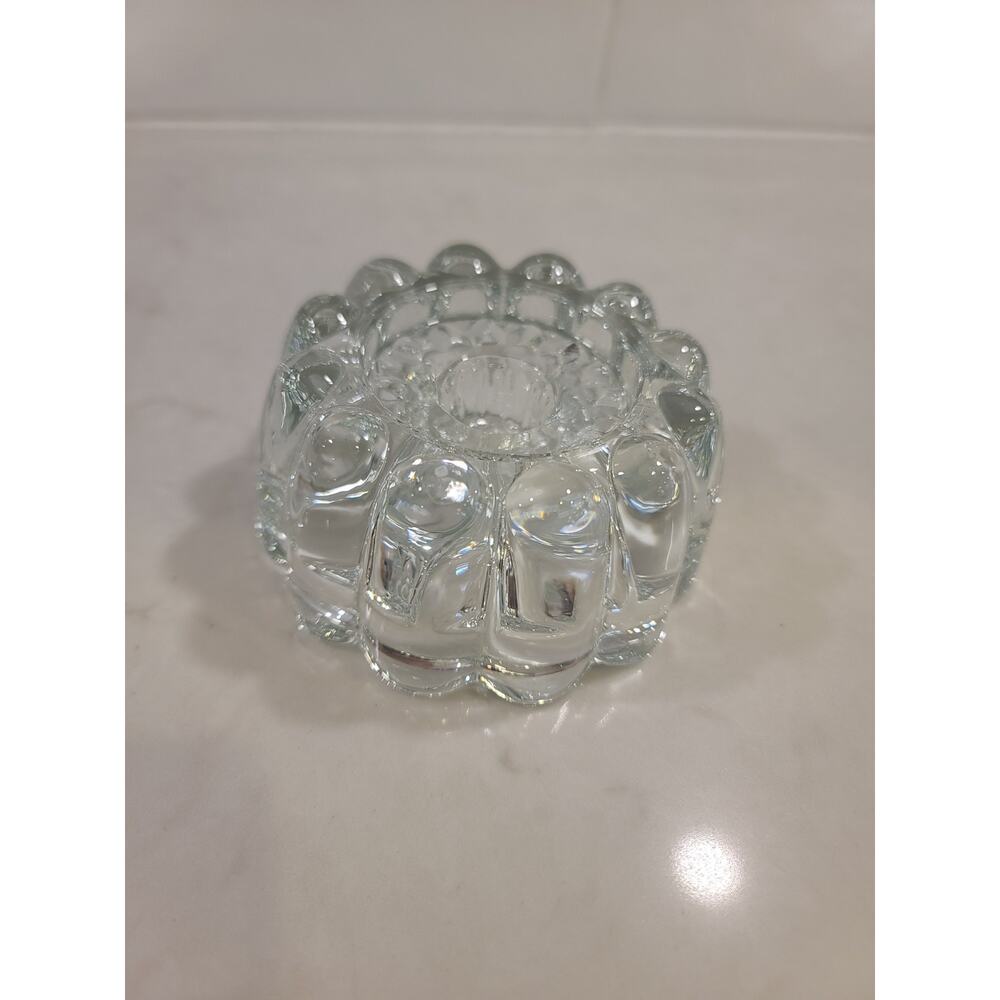 Vintage Princess House Lead Crystal 3 Way One Candle Holder